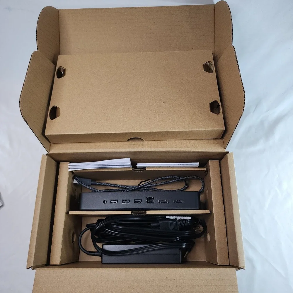 HP USB-C Universal Dock 1MK33AA Dual 4K DP 60W PD Ethernet USB